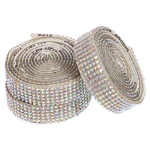 Sewroro 3 Rollen Selbstklebendes Strassband Breit Langlebiges Abziehbares Bling dekoband für DIY Basteln Schmuckverzierung Handwerkskunst für Kleidung Geschenkboxen Hochzeitsdeko Sewroro 3 Rollen Selbstklebendes Strassband Breit Langlebiges Abziehbares Bling dekoband für DIY Basteln Schmuckverzierung Handwerkskunst für Kleidung Geschenkboxen Hochzeitsdeko von Sewroro