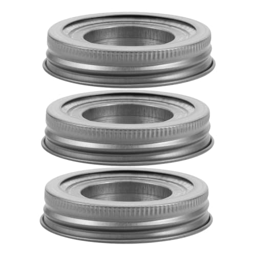 Sewroro 3 Sätze Edelstahlabdeckungen für Teelichter Kompaktes Design für Heimdekoration und Outdoor Events von Sewroro