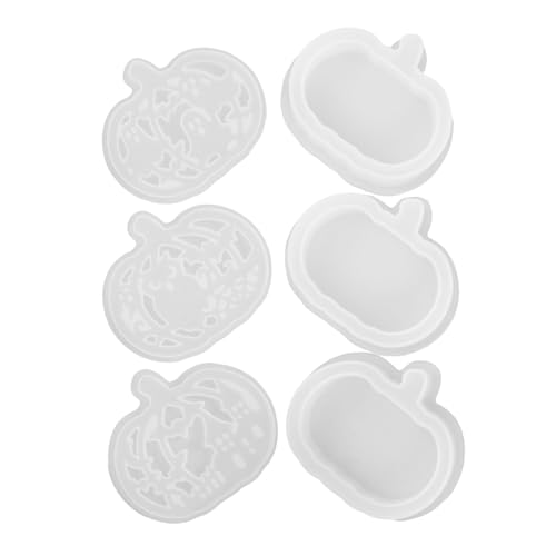 Sewroro 3 Sätze Halloween Silikon Kürbisform für Epoxidharz und Gießharz DIY Teelichthalter Kerzenhalter Herbst Deko Basteln Sicher Flexibel für Erwachsene Sewroro 3 Sätze Halloween Silikon Kürbisform für Epoxidharz und Gießharz DIY Teelichthalter Kerzenhalter Herbst Deko Basteln Sicher Flexibel für Erwachsene von Sewroro