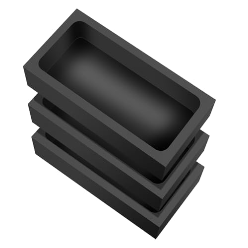 Sewroro 3 Stück Graphit Tiegel für Metallguss Hochreine Graphitkokille Robuste Gießform für Schmelzofen Langlebig und Temperaturbeständig für Metallverarbeitung und Öl Lagerung Sewroro 3 Stück Graphit Tiegel für Metallguss Hochreine Graphitkokille Robuste Gießform für Schmelzofen Langlebig und Temperaturbeständig für Metallverarbeitung und Öl Lagerung von Sewroro