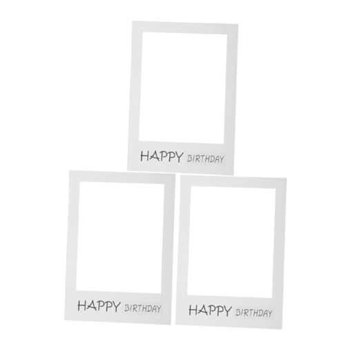 Sewroro 3 Stück Happy Birthday Fotorequisiten für Kreative Party Dekorationen Einfache Handhabung Langlebige Farben für Unvergessliche Erinnerungen Sewroro 3 Stück Happy Birthday Fotorequisiten für Kreative Party Dekorationen Einfache Handhabung Langlebige Farben für Unvergessliche Erinnerungen von Sewroro