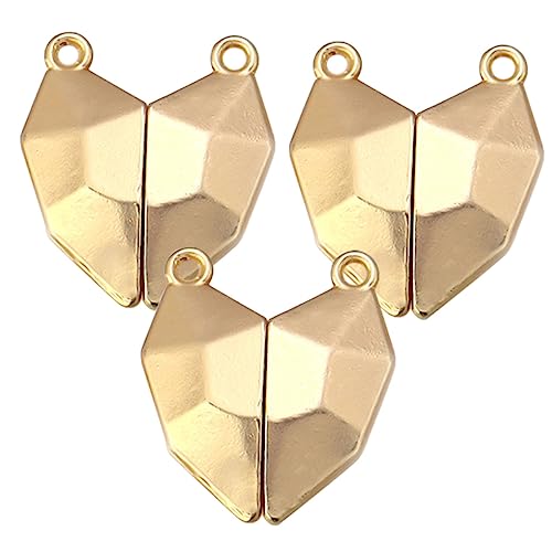 Sewroro 3 Stück Herzförmige Magnetverschlüsse für DIY Schmuckverschluss für Armbänder und Mehr Einfache Handhabung für Kreative Bastelprojekte von Sewroro
