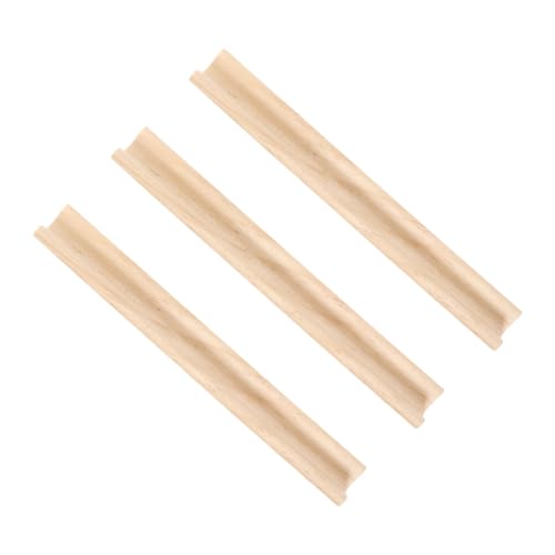 Sewroro 3 Stück Holz Domino Tabletts Holzstäbe Racks DIY Fliesenhalter für Mahjong Mexican Train Spiele Holz Dekoration Stabil und Vielseitig für Wohnraum von Sewroro