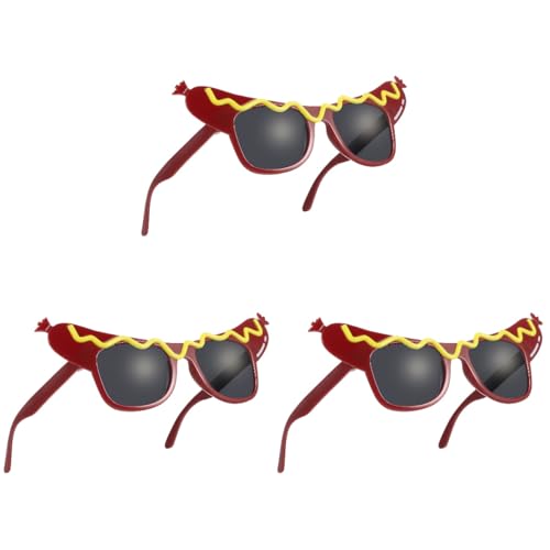 Sewroro 3 Stück Lustige Partybrillen Tanzparty Make-Up Kostüm Sonnenbrillen Hot Dog Brillen Cool Geformte Brillen Photo Booth Requisiten Für Halloween Weihnachten Sewroro 3 Stück Lustige Partybrillen Tanzparty Make-Up Kostüm Sonnenbrillen Hot Dog Brillen Cool Geformte Brillen Photo Booth Requisiten Für Halloween Weihnachten von Sewroro