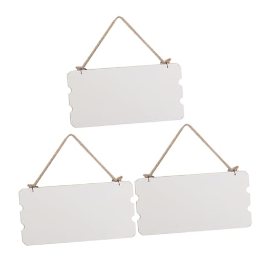 Sewroro 3 Stück Teiliges Hängendes Holzschild mit Seil DIY Bastelbedarf Unbemalte Holztafeln für Weihnachtsdeko Vielseitig für Zuhause Hochzeit Garten und Party Geeignet Sewroro 3 Stück Teiliges Hängendes Holzschild mit Seil DIY Bastelbedarf Unbemalte Holztafeln für Weihnachtsdeko Vielseitig für Zuhause Hochzeit Garten und Party Geeignet von Sewroro