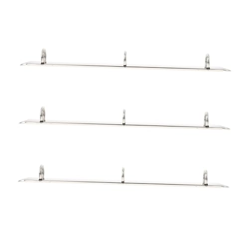 Sewroro 3 Stück Teiliges Metall Buchbinderinge Binder Ringe für Loseblattsammlungen Leicht Langlebig Multifunktional für Büro Schule und Zuhause Sewroro 3 Stück Teiliges Metall Buchbinderinge Binder Ringe für Loseblattsammlungen Leicht Langlebig Multifunktional für Büro Schule und Zuhause von Sewroro