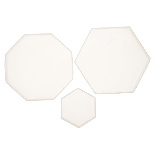 Sewroro 3 Stück Teiliges Silikon Gießform Geometrische Resin Tablett Formen Wiederverwendbar Für DIY Dekoration Untersetzer Herstellung Sewroro 3 Stück Teiliges Silikon Gießform Geometrische Resin Tablett Formen Wiederverwendbar Für DIY Dekoration Untersetzer Herstellung von Sewroro