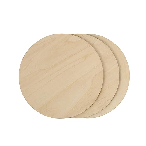 Sewroro 3 Stück Unbehandelte Runde Holzscheiben Diy Holzplatten für Bastelprojekte Bemalen und Hochzeitsdekorationen Naturholz für Kreative Ideen Sewroro 3 Stück Unbehandelte Runde Holzscheiben Diy Holzplatten für Bastelprojekte Bemalen und Hochzeitsdekorationen Naturholz für Kreative Ideen von Sewroro