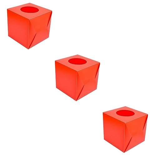 Sewroro 3 Stück Verlosungsbox für Spenden Rote Lotteriekiste für Partys und Unternehmensveranstaltungen Halten von Lose Geld und Sewroro 3 Stück Verlosungsbox für Spenden Rote Lotteriekiste für Partys und Unternehmensveranstaltungen Halten von Lose Geld und von Sewroro