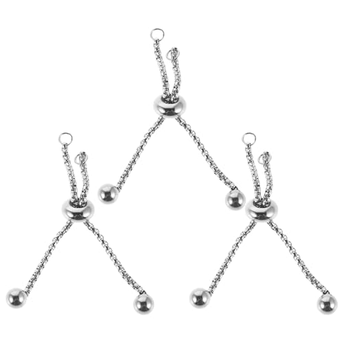 Sewroro 3 Stücke Teiliges Schmuckzubehör für Diy Armbänder und mit Kugelenden Langlebig und Vielseitig Einsetzbar für Verschiedene Schmuckprojekte von Sewroro
