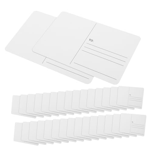 Sewroro 30 Blatt Blanko Aquarell Postkarten aus Baumwollpapier Mailable Karten für DIY Basteln Grußkarten Dankeskarten Einladungen und Feiertagswünsche von Sewroro