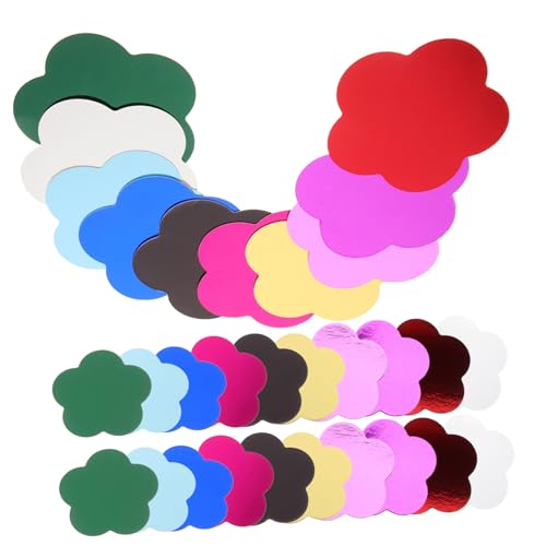 Sewroro 30 Blatt Buntes DIY Origami Papier Set Farben Bastelpapier für Papier Schneiden Falten Handarbeit Formen Wie Herz Stern Blume für Kreative Bastelprojekte und Geschenkideen von Sewroro