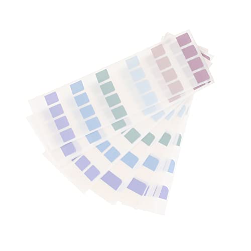 Sewroro 30 Blatt Klebende Seitenmarker Schreibbare Durchsichtige Index Tabs für Bücher Notizen und Bürobedarf für Schule Büro und Zuhause Vielseitig Einsetzbar von Sewroro