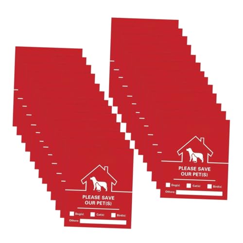 Sewroro 30 Blatt Notfall alarm Fensteraufkleber für Haustiere Rettungs Sicherheitsetiketten Sichtbare Warnsticker für Fenster Einfache Anbringung für Schnelle Haustierrettung in Notfällen Sewroro 30 Blatt Notfall alarm Fensteraufkleber für Haustiere Rettungs Sicherheitsetiketten Sichtbare Warnsticker für Fenster Einfache Anbringung für Schnelle Haustierrettung in Notfällen von Sewroro