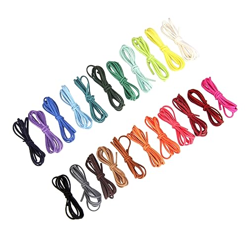 Sewroro 30 Stück 3 Mm Samt Wildlederseil Kits Schmuckschnur Gewachste Baumwollschnur Perlen Zur Schmuckherstellung Verschlüsse Zur Schmuckherstellung Perlenarmbänder Geflochtene Sewroro 30 Stück 3 Mm Samt Wildlederseil Kits Schmuckschnur Gewachste Baumwollschnur Perlen Zur Schmuckherstellung Verschlüsse Zur Schmuckherstellung Perlenarmbänder Geflochtene von Sewroro