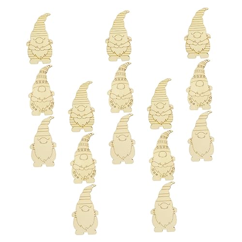 Sewroro 30 Stück Holzgnom Hängedekorationen Diy Unbemalte Holzscheiben für Kreative Weihnachtskunst und Bastelprojekte für Gestaltung von Ornamenten und Dekorationen Sewroro 30 Stück Holzgnom Hängedekorationen Diy Unbemalte Holzscheiben für Kreative Weihnachtskunst und Bastelprojekte für Gestaltung von Ornamenten und Dekorationen von Sewroro