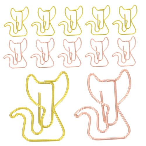 Sewroro 30 Stück Katze Büroklammer Büroklammern süß Papierhalter in Katzenform Kleine Papierklammern Büroklammern in Katzenform Lesezeichenclips in Katzenform Planer Büroklammern Eisen Sewroro 30 Stück Katze Büroklammer Büroklammern süß Papierhalter in Katzenform Kleine Papierklammern Büroklammern in Katzenform Lesezeichenclips in Katzenform Planer Büroklammern Eisen von Sewroro