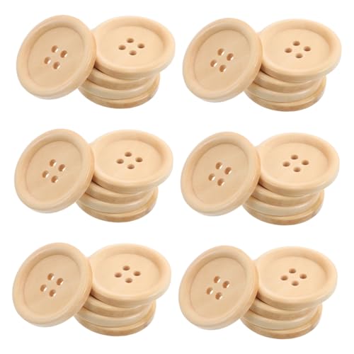 Sewroro 30 Stück Runde Natürliche Holzknöpfe mit Löchern Rustikale Nähknöpfe für Diy Projekte Dekorative Knöpfe für Kleidung und Accessoires Sewroro 30 Stück Runde Natürliche Holzknöpfe mit Löchern Rustikale Nähknöpfe für Diy Projekte Dekorative Knöpfe für Kleidung und Accessoires von Sewroro