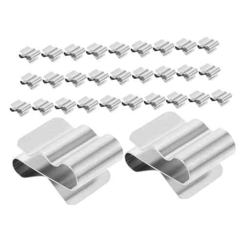 Sewroro 30 Stück Solar Kabel Clips Photovoltaik Drahtmanagement Doppelte Klemmen für Bootsanhänger für Solarpanel Installationen Einfache Montage und Langlebig von Sewroro