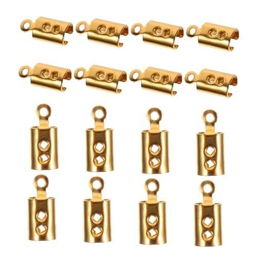 Sewroro 30 Stück Teiliges Edelstahl Schmuckverbinder für Halsketten und Armbänder Goldfarbene Langlebige DIY Verschlüsse mit Glatter Oberfläche zum Reparieren und Gestalten von Sewroro 30 Stück Teiliges Edelstahl Schmuckverbinder für Halsketten und Armbänder Goldfarbene Langlebige DIY Verschlüsse mit Glatter Oberfläche zum Reparieren und Gestalten von von Sewroro