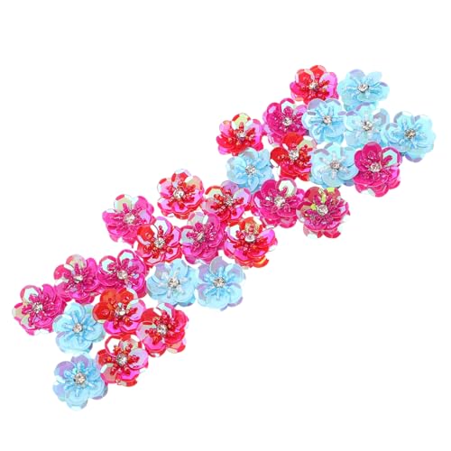 Sewroro 30 Stück Teiliges Handgenähte Pailletten Blumen Patches Beständige Glitzernde Stoffblumen Applikationen DIY Verzierungen für Kleidung Hüte Taschen und Schuhe Sewroro 30 Stück Teiliges Handgenähte Pailletten Blumen Patches Beständige Glitzernde Stoffblumen Applikationen DIY Verzierungen für Kleidung Hüte Taschen und Schuhe von Sewroro