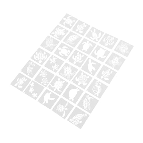 Sewroro 30 Stück Teiliges Schildkröten Schablonen Set für Malerei mit Detaillierten Meeresmotiven Wiederverwendbar Robust für Scrapbooking Wanddekoration und Diy Kunstprojekte Sewroro 30 Stück Teiliges Schildkröten Schablonen Set für Malerei mit Detaillierten Meeresmotiven Wiederverwendbar Robust für Scrapbooking Wanddekoration und Diy Kunstprojekte von Sewroro