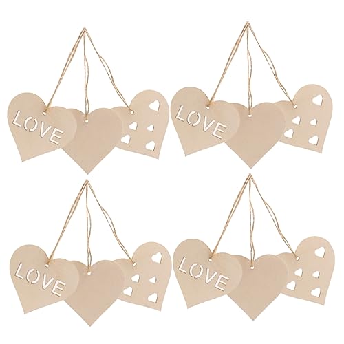 Sewroro 30 Stück Teiliges Unbehandelte Holzherzen zum Basteln Glatte Oberfläche Vielseitige DIY Holzornamente für Hochzeit Heimdekoration und Kreative Gestaltung Bemalbar und von Sewroro
