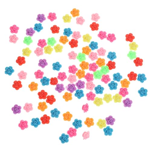 Sewroro 300 Stück Bunte Resin Rosen Perlen DIY Schmuckherstellung Armband Halskette Bastelzubehör Langlebig Sicher für Heimdeko Handgemacht Sewroro 300 Stück Bunte Resin Rosen Perlen DIY Schmuckherstellung Armband Halskette Bastelzubehör Langlebig Sicher für Heimdeko Handgemacht von Sewroro