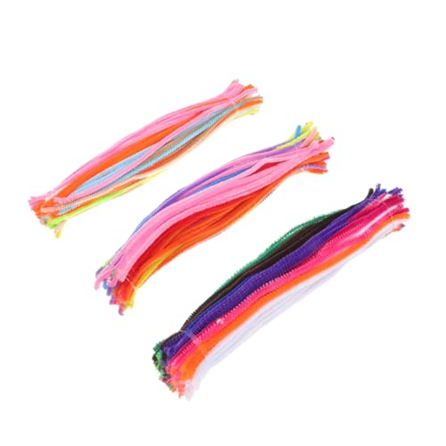 Sewroro 300 Stück DIY Zubehör Für Kinderstäbe Bastelbedarf Kleinkind Schulsets Handgefertigtes DIY Zubehör Für Gedrehte Stäbe Drehstäbe Grüne Reiniger Biegbarer Stab von Sewroro