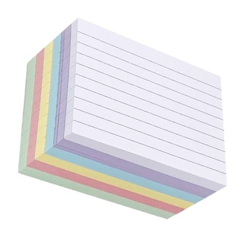 Sewroro 300 Stück Linierte Indexkarten Einseitig Horizontale Notizkarten Buntes Notizpapier für Büro und Studium Glatte Schreiboberfläche Farben Sewroro 300 Stück Linierte Indexkarten Einseitig Horizontale Notizkarten Buntes Notizpapier für Büro und Studium Glatte Schreiboberfläche Farben von Sewroro