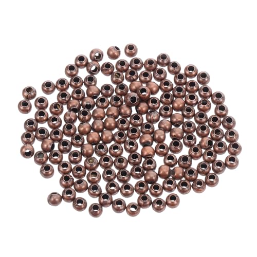Sewroro 300 Stück Metall Abstandshalter Perlen Großloch Glatt Rund DIY Schmuckherstellung für Armbänder Halsketten Ohrringe Vielseitig Stilvoll und Hautfreundlich von Sewroro