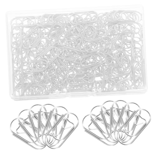 Sewroro 300 Stück Teiliges Mini Metall Büroklammern Kleine Silberne Paper Clips Stabile Papierklemmen für Büro und Schule Kompakte Multifunktionale Organizer-clips für Dokumente und von Sewroro