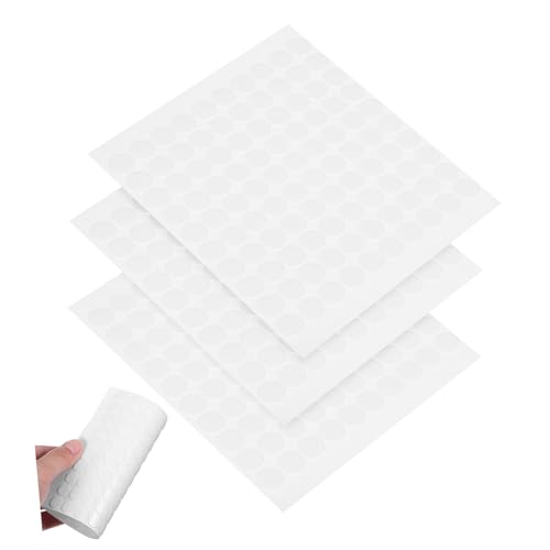 Sewroro 300 Stück Transparent Doppelseitige Klebepunkte Rund Stark DIY Basteln Aufkleber Für Poster Fotos Modelle Dekorationen von Sewroro