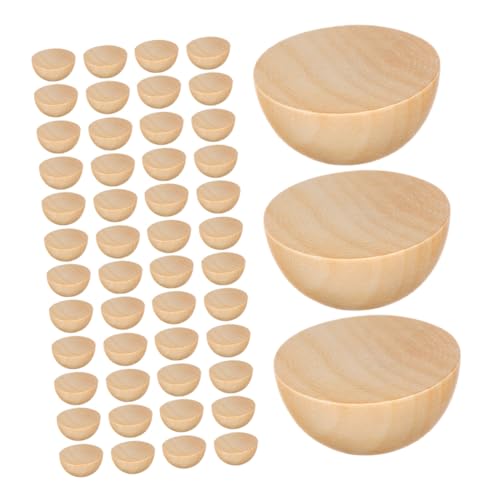 Sewroro 300 Stück Unfertige Holzperlen Halbkreis Holzhalbkugeln Split Holzperlen DIY Basteln Naturholzperlen für Handwerk Dekoration Gestalten Sewroro 300 Stück Unfertige Holzperlen Halbkreis Holzhalbkugeln Split Holzperlen DIY Basteln Naturholzperlen für Handwerk Dekoration Gestalten von Sewroro