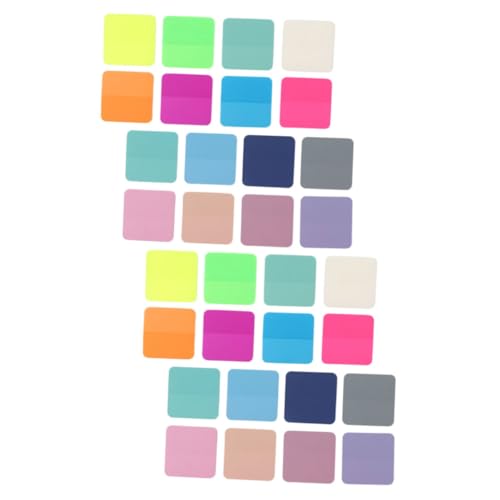Sewroro 32 Stück Teiliges Selbstklebende Quadratische Haftnotizen Halbtransparente Pet Index Tabs Fluoreszierenden und Farben Wiederablösbare Haftmarker für Büro Schule und Zuhause zur Sewroro 32 Stück Teiliges Selbstklebende Quadratische Haftnotizen Halbtransparente Pet Index Tabs Fluoreszierenden und Farben Wiederablösbare Haftmarker für Büro Schule und Zuhause zur von Sewroro