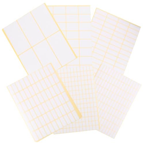 Sewroro 36 Blatt Selbstklebende Blanko Etiketten Beschichtetes Vielseitige Namensetiketten für Büro Schule und Haushalt Glatte Oberfläche Einfache Beschriftung und Klassifizierung Sewroro 36 Blatt Selbstklebende Blanko Etiketten Beschichtetes Vielseitige Namensetiketten für Büro Schule und Haushalt Glatte Oberfläche Einfache Beschriftung und Klassifizierung von Sewroro