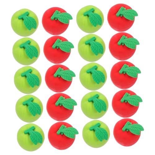 Sewroro 36 Stück Teiliges Apfel Radiergummi für Lebendige Frucht Designs in Rot und Grün Faderesistente Schulpreis Radierer Praktische Klassenraum Belohnungsspielzeuge für Mathe und Sewroro 36 Stück Teiliges Apfel Radiergummi für Lebendige Frucht Designs in Rot und Grün Faderesistente Schulpreis Radierer Praktische Klassenraum Belohnungsspielzeuge für Mathe und von Sewroro