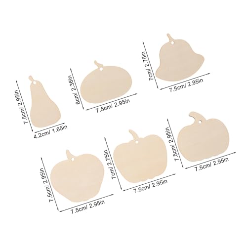 Sewroro 36 Stück Teiliges Holz-Pumpkin-Cutouts Unbehandelte Kürbis-Dekorationen mit Aufhängeseil für DIY Herbst Halloween Erntefest Thanksgiving Bastelvergnügen Sewroro 36 Stück Teiliges Holz-Pumpkin-Cutouts Unbehandelte Kürbis-Dekorationen mit Aufhängeseil für DIY Herbst Halloween Erntefest Thanksgiving Bastelvergnügen von Sewroro
