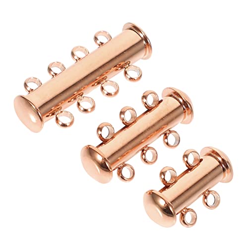 Sewroro 3Stücke Teiliges Langlebige Schmuckverschlüsse für und Armbänder für DIY Projekte Roségold Löchern Sewroro 3Stücke Teiliges Langlebige Schmuckverschlüsse für und Armbänder für DIY Projekte Roségold Löchern von Sewroro