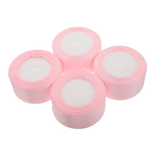 Sewroro 4 Rollen Satinband Polyester Weiches Geschenkband für Hochzeit Blumensträuße Kuchenverpackung Vielseitiges Dekoband für Valentinstag und Festlichkeiten Sewroro 4 Rollen Satinband Polyester Weiches Geschenkband für Hochzeit Blumensträuße Kuchenverpackung Vielseitiges Dekoband für Valentinstag und Festlichkeiten von Sewroro