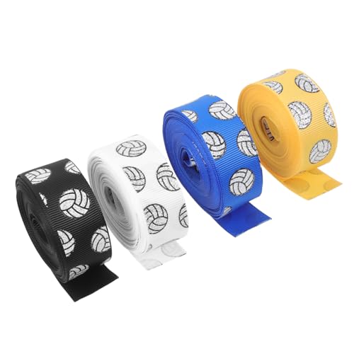 Sewroro 4 Rollen Volleyball Geschenkband Sportliches Geschenkverpackungsband in Marineblau pro Hochwertiges Polyester Bastelband für Dekoration und DIY Sewroro 4 Rollen Volleyball Geschenkband Sportliches Geschenkverpackungsband in Marineblau pro Hochwertiges Polyester Bastelband für Dekoration und DIY von Sewroro