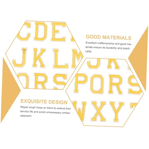 Sewroro 4 Sätze Buchstaben Aufnäher zum Aufbügeln Bestickte Bunte Alphabet Patches DIY Kleidung Reparatur und Dekoration für Jacken Jeans Taschen Hüte Vielseitige Applikationen Sewroro 4 Sätze Buchstaben Aufnäher zum Aufbügeln Bestickte Bunte Alphabet Patches DIY Kleidung Reparatur und Dekoration für Jacken Jeans Taschen Hüte Vielseitige Applikationen von Sewroro