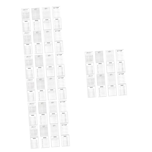 Sewroro 4 Sätze Einzigartige Nicht Klebende Memo Pads Tragbares Schreibpapier Für Notizen Planung Und Organisation Für Schüler Büroangestellte Und Lehrer 16 Stück * 4 Sewroro 4 Sätze Einzigartige Nicht Klebende Memo Pads Tragbares Schreibpapier Für Notizen Planung Und Organisation Für Schüler Büroangestellte Und Lehrer 16 Stück * 4 von Sewroro