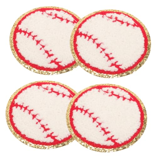 Sewroro 4 Stück Bestickte Baseball Aufnäher zum Aufbügeln Verschleißfest Dekorative Haushalts Jacken Patches Geeignet zum Reparieren und Verzieren von Kleidung Rucksäcken und Jeans Sewroro 4 Stück Bestickte Baseball Aufnäher zum Aufbügeln Verschleißfest Dekorative Haushalts Jacken Patches Geeignet zum Reparieren und Verzieren von Kleidung Rucksäcken und Jeans von Sewroro