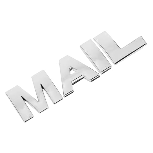 Sewroro 4 Stück Metallbriefkasten Aufkleber Mail Teiliges Zinklegierungs Wetterfeste Selbstklebende Buchstaben Langlebiges Minimalistisches Design für Außen Dekorativer Klebebuchstaben Sewroro 4 Stück Metallbriefkasten Aufkleber Mail Teiliges Zinklegierungs Wetterfeste Selbstklebende Buchstaben Langlebiges Minimalistisches Design für Außen Dekorativer Klebebuchstaben von Sewroro