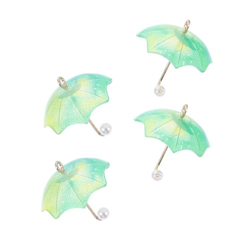 Sewroro 4 Stück Mini Regenbogen Ohrstecker Kreative Regenschirm Ohrschmuck Accessoires für DIY Schmuckherstellung Hypoallergen und Langlebig für Frauen von Sewroro