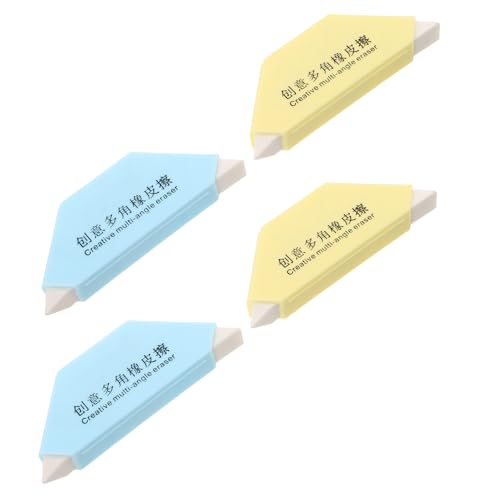 Sewroro 4 Stück Skizzierender Radiergummi mit Minimalem Abrieb Vielseitige Mehrwinkel Kanten Weiches Material Ergonomisch Geformt für Künstler Studenten und Zeichenprojekte Sewroro 4 Stück Skizzierender Radiergummi mit Minimalem Abrieb Vielseitige Mehrwinkel Kanten Weiches Material Ergonomisch Geformt für Künstler Studenten und Zeichenprojekte von Sewroro