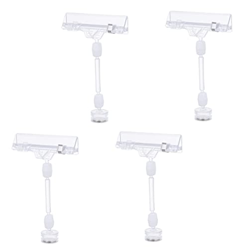 Sewroro 4 Stück Supermarkt-Preismappe Warenzeichen Clips die Büroware Supermarkt Preisschildhalter Preisschildklammern für Werbeetiketten Etikettenklammern neues Material Sewroro 4 Stück Supermarkt-Preismappe Warenzeichen Clips die Büroware Supermarkt Preisschildhalter Preisschildklammern für Werbeetiketten Etikettenklammern neues Material von Sewroro
