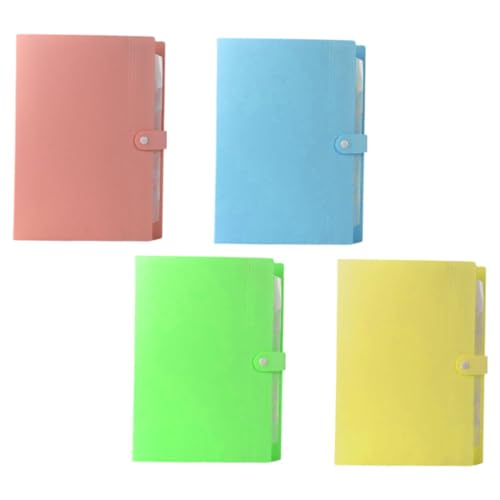 Sewroro 4 Stück Teiliges Fächermappe Mehrschichtiger Dokumenten Organizer Tragbarer Papierhalter für Büro und Schule Bunte Multifunktionale Ordnungsmappe Erweiterbarer Aktenhalter für Sewroro 4 Stück Teiliges Fächermappe Mehrschichtiger Dokumenten Organizer Tragbarer Papierhalter für Büro und Schule Bunte Multifunktionale Ordnungsmappe Erweiterbarer Aktenhalter für von Sewroro