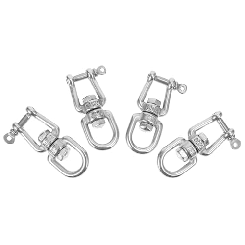 Sewroro 4 Stück Teiliges Hammock Swivel Ringe Langlebig Rostfrei Hohe Tragkraft Vielseitig Einsetzbar für und Geschäft Sewroro 4 Stück Teiliges Hammock Swivel Ringe Langlebig Rostfrei Hohe Tragkraft Vielseitig Einsetzbar für und Geschäft von Sewroro